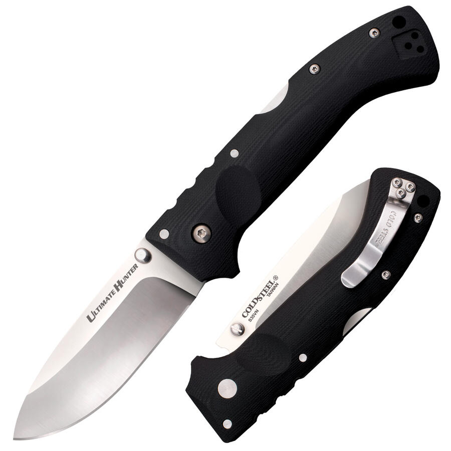 COLD STEEL Ultimate Hunter Black 30U – Coltello Pieghevole Premium S35VN