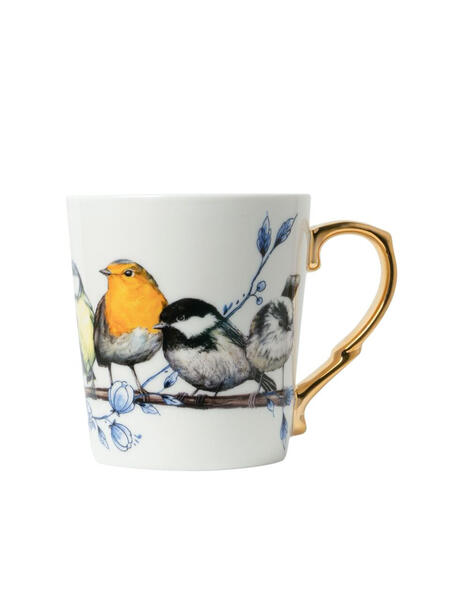 Heinen Delfts Blauw - Tazza in ceramica da 300 ml: Forest Birds
