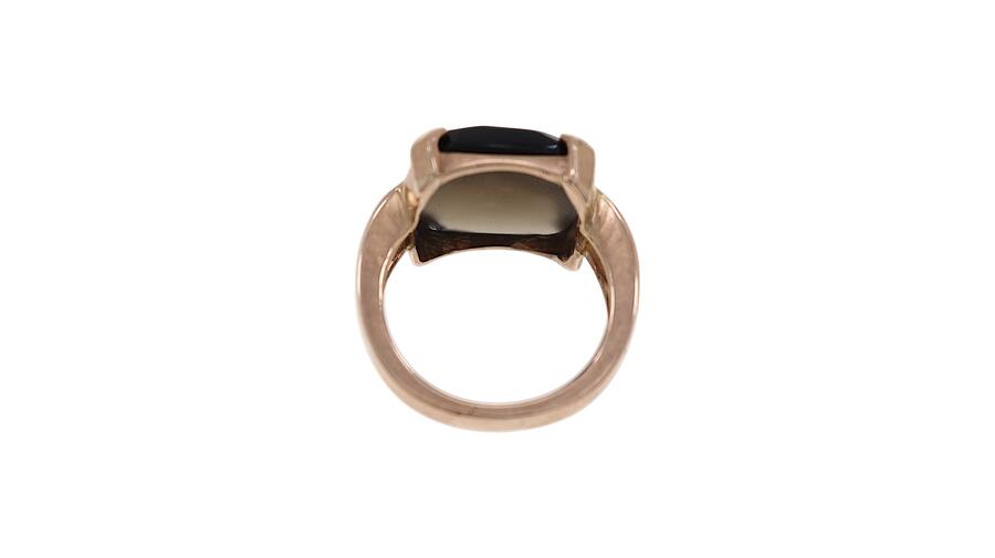 Anello con quarzo citrino