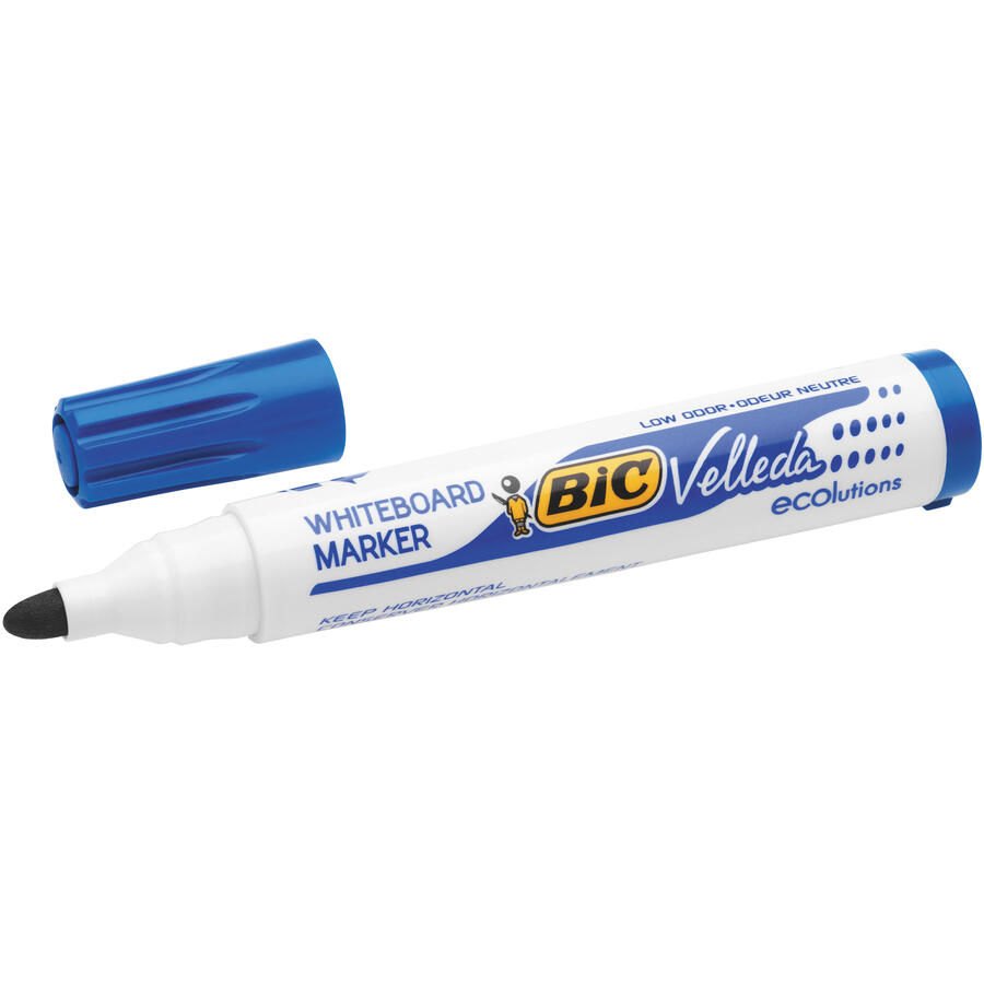 Assortimento Pennarelli da Lavagna Cancellabile Whiteboard VELLEDA 1701 Punta Tonda 1.5 mm BIC - conf. 4 pz