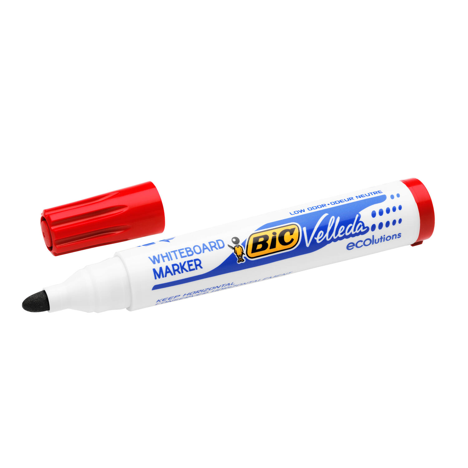 Assortimento Pennarelli da Lavagna Cancellabile Whiteboard VELLEDA 1701 Punta Tonda 1.5 mm BIC - conf. 4 pz