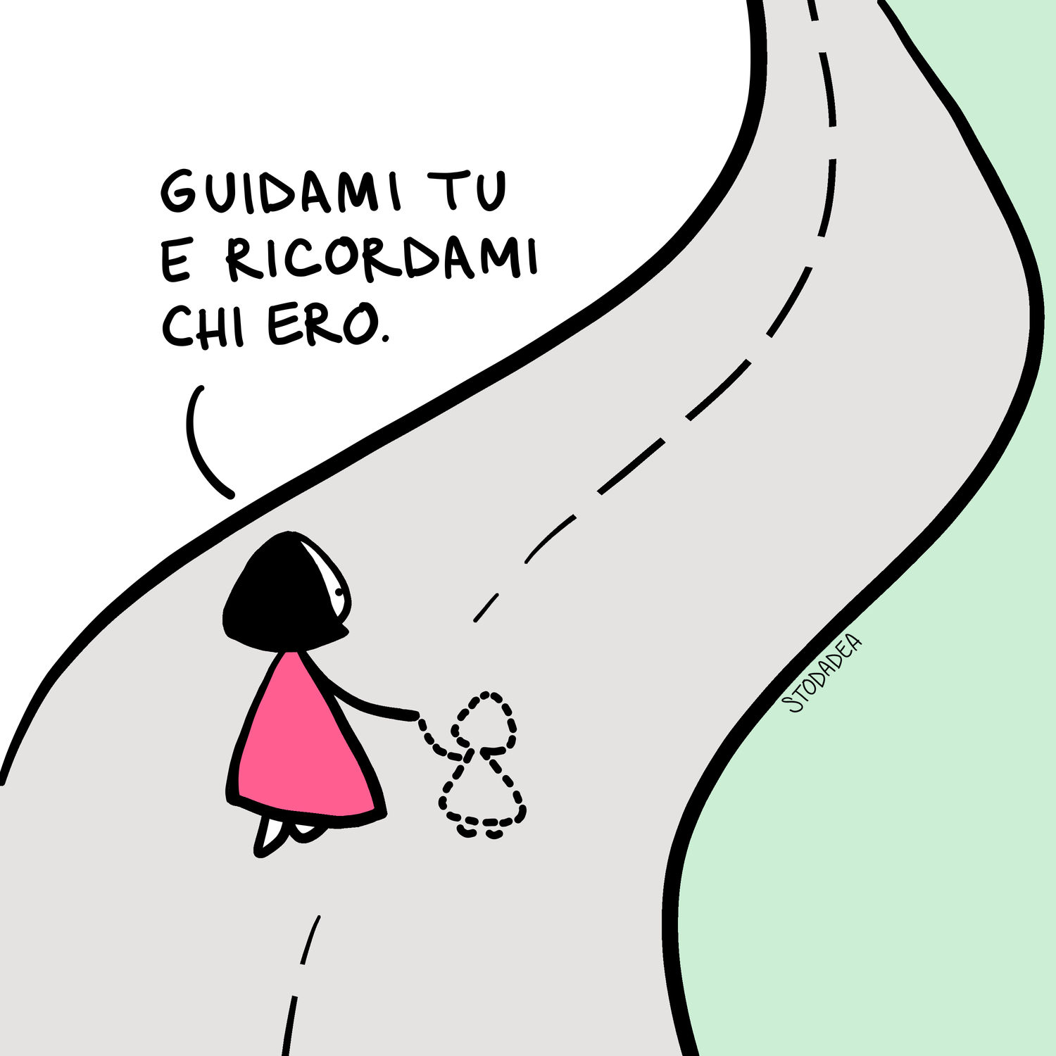 STAMPA CARTOLINA "CHI ERO"