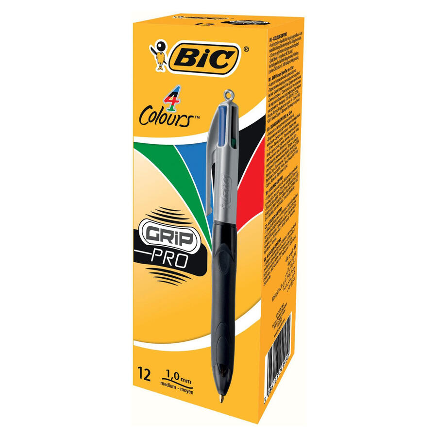 Penna Sfera a Scatto 4COLORS GRIP PRO 4 colori 1,0 mm BIC