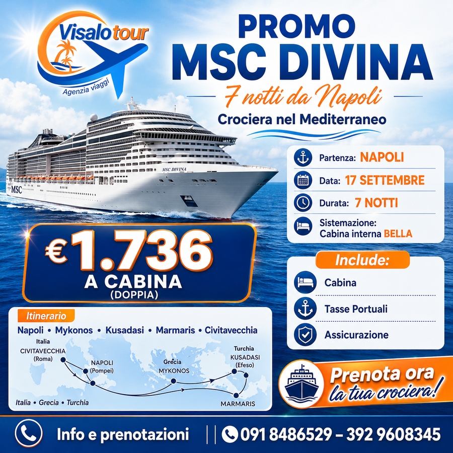MSC DIVINA - 17 SETTEMBRE 