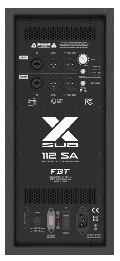 FBT X-SUB 112SA