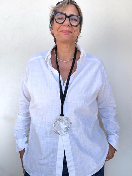 Collana seta nera