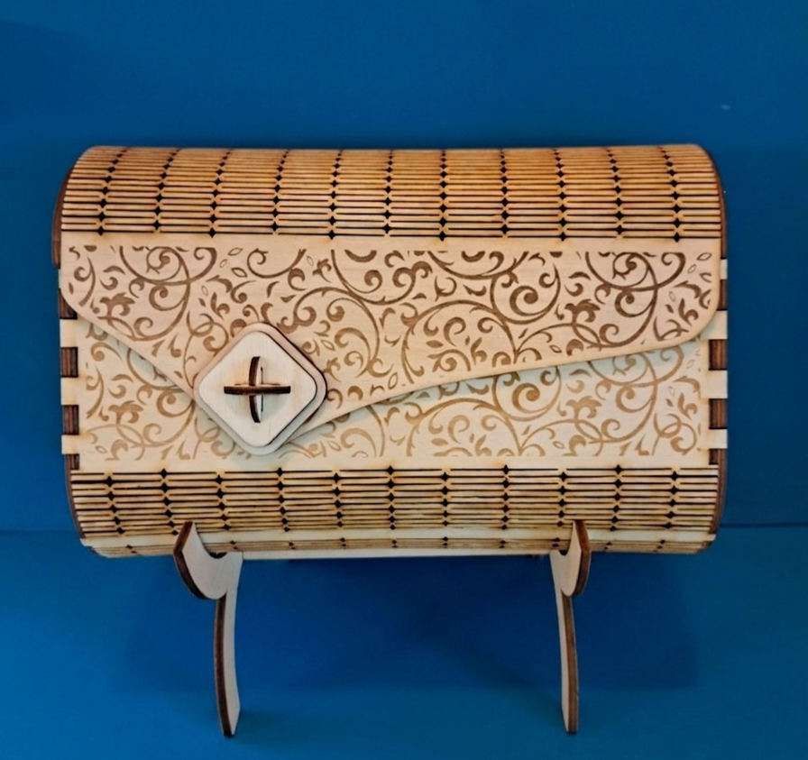 Pochette in legno personalizzabile