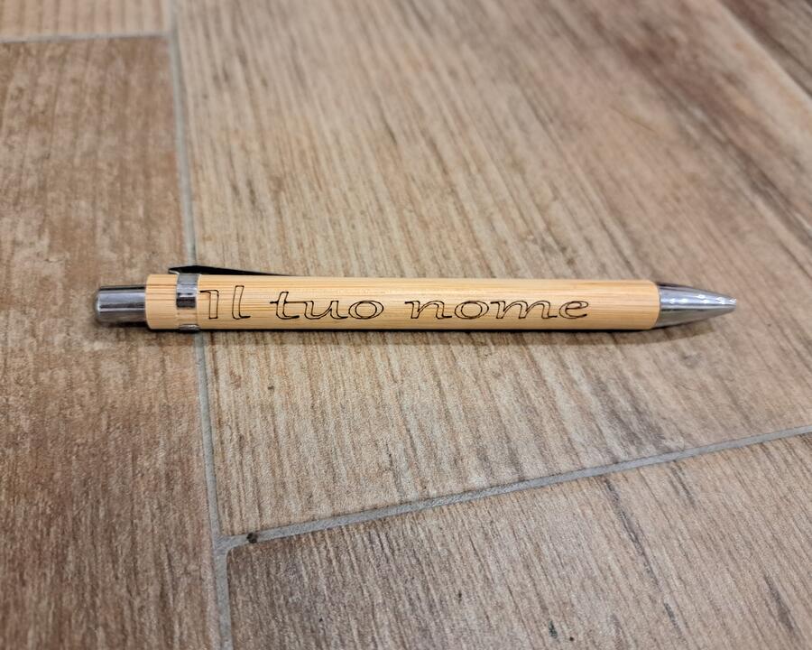 Penna in legno personalizzabile