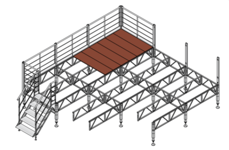 MD Italy serie PLC, 8x6 mt con altezza 50-70cm