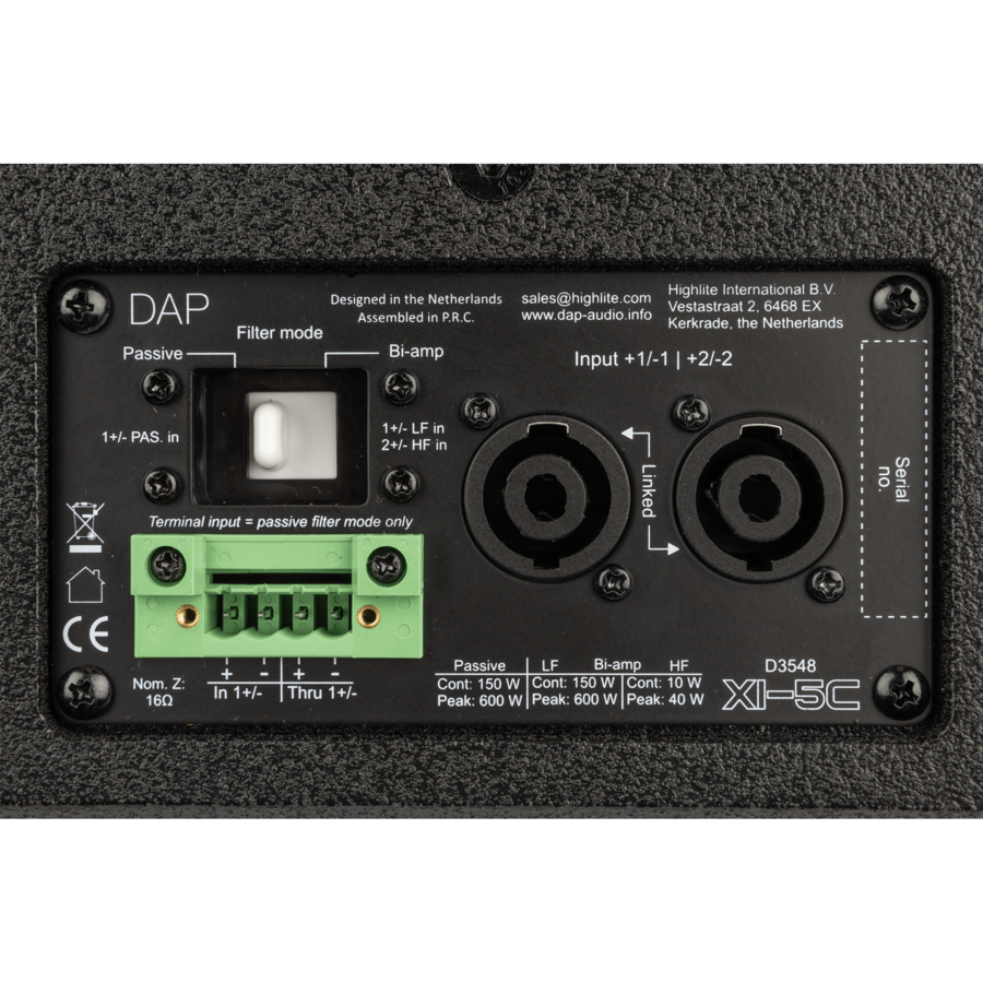 DAP Xi-5C Black