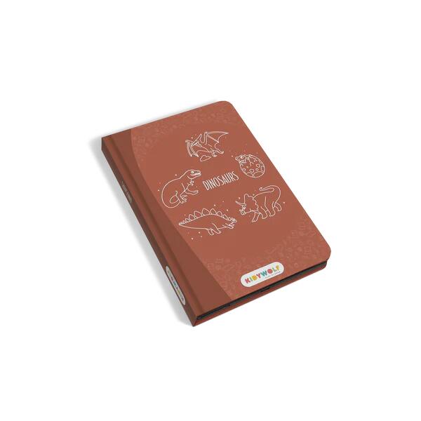 KIDYDRAW‑MINI – Lavagnetta LCD Dinosaurs con 30 illustrazioni