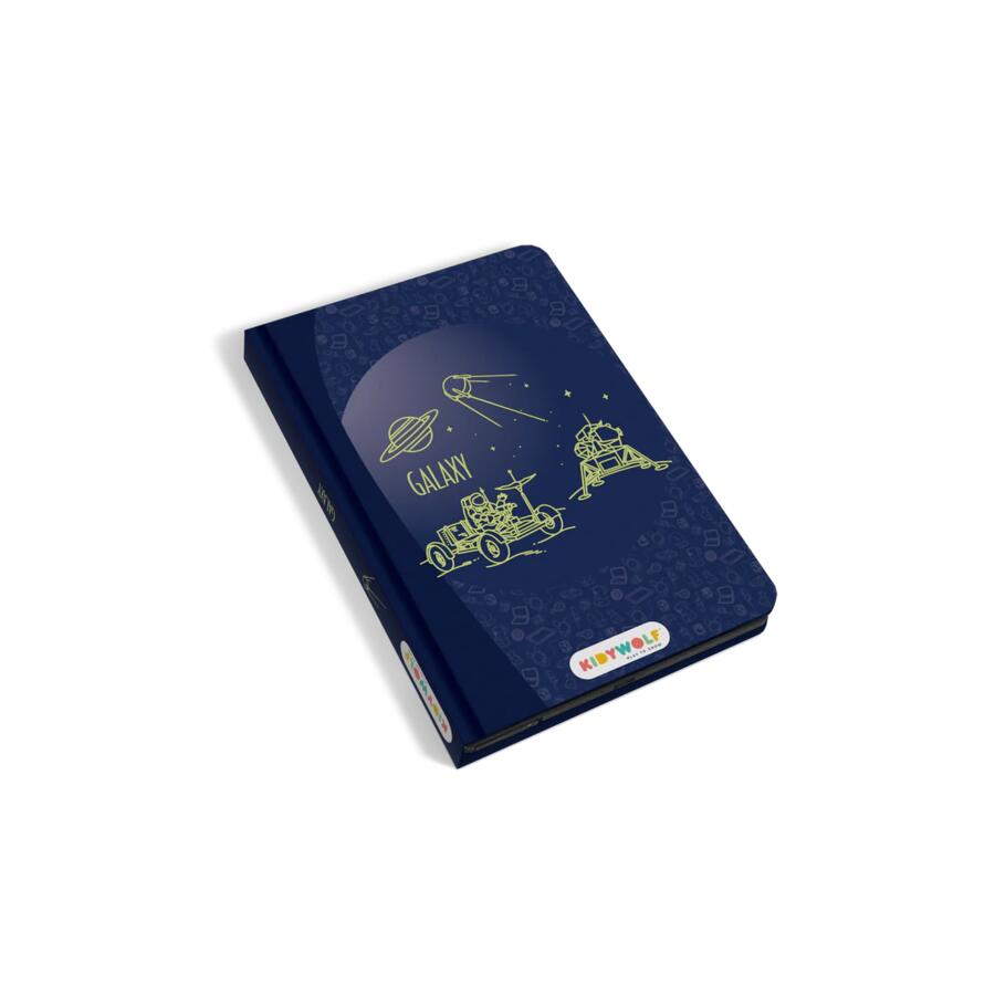 KIDYDRAW‑MINI – Lavagnetta LCD Galaxy con 30 illustrazioni