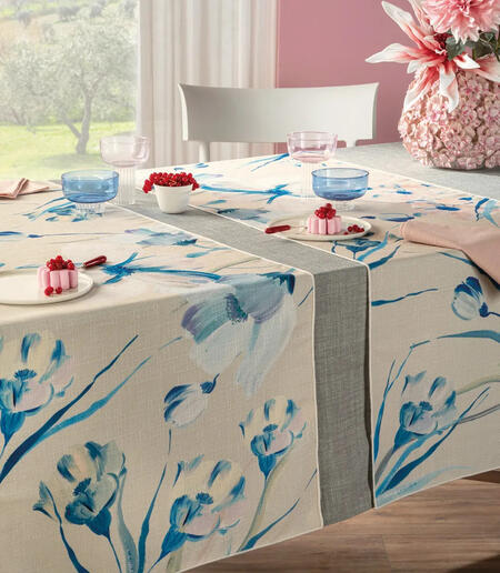 Runner Antimacchia Alhambra L'Oca Nera - 50x155 cm Idrorepellente