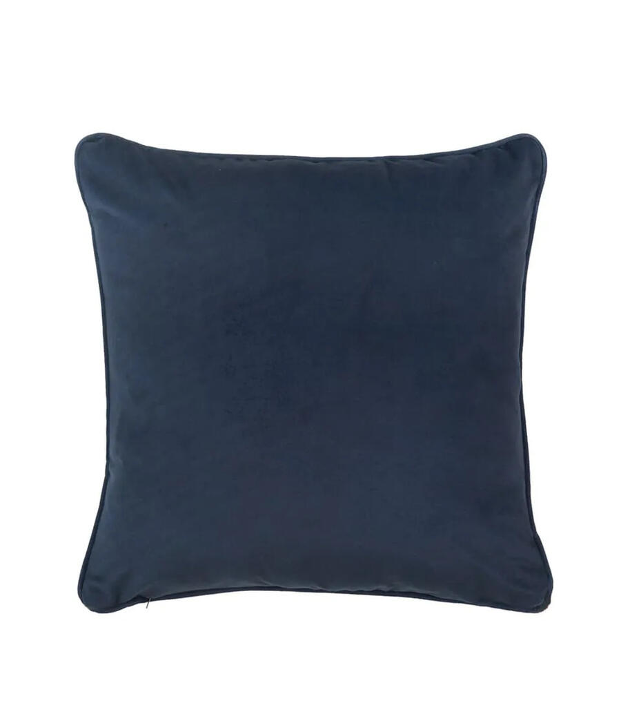 Cuscino 48x48 Lunaria L'Oca Nera - Velluto Decoro Floreale