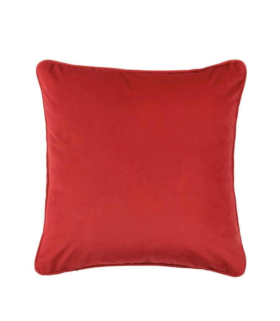 Cuscino 48x48 Valencia L'Oca Nera - Velluto Decoro Floreale