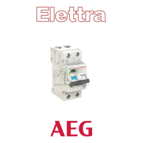 AEG - DN45C10/AC30 Interruttore magnetotermico differenziale 1P+N 10A 0,03A AC 4,5KA 2M