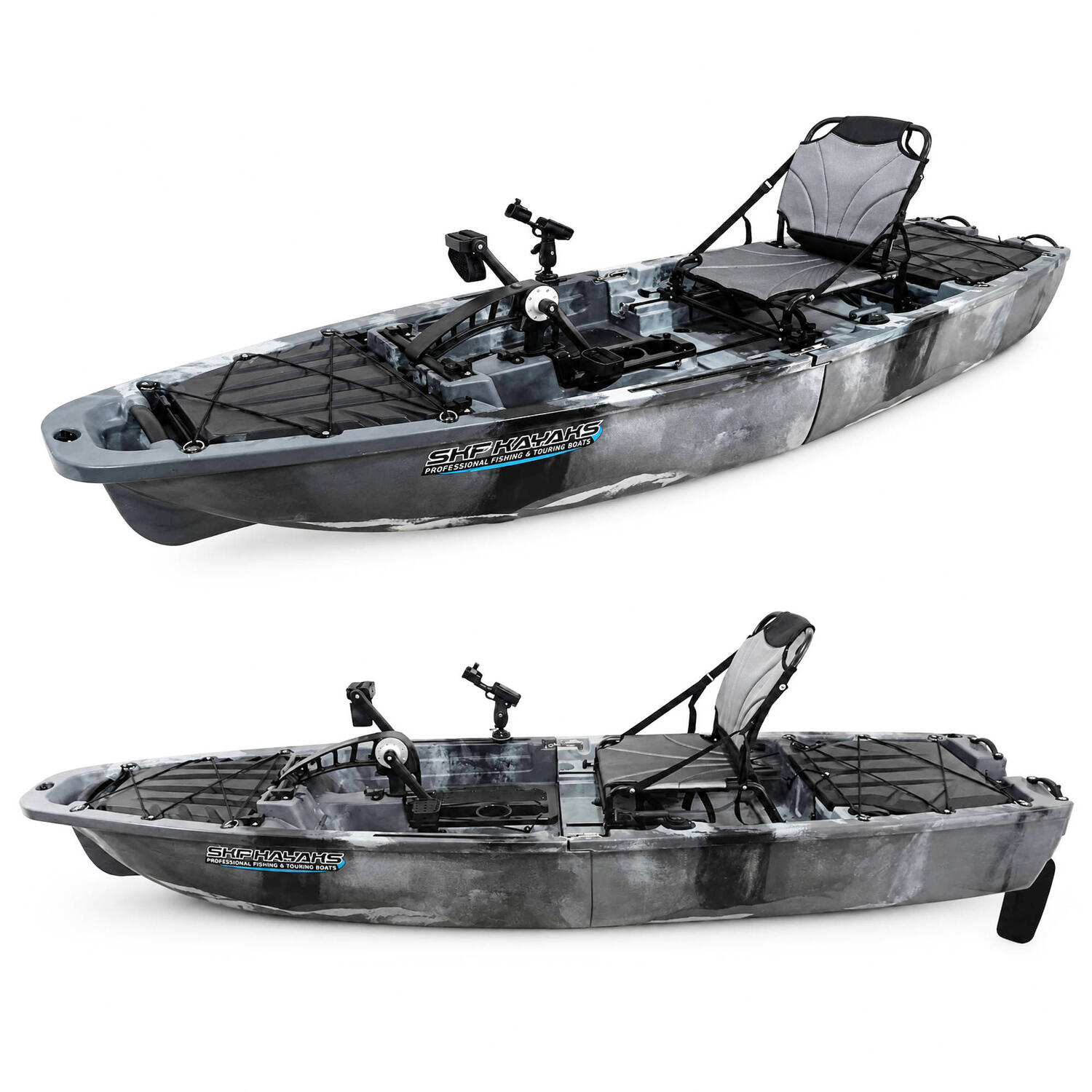 Kayak modulare divisibile da pesca a pedali - SKF Propel S - 286 Cm