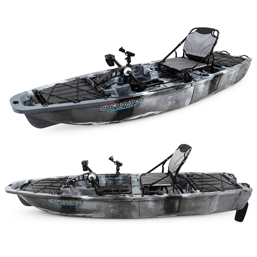 Kayak modulare divisibile da pesca a pedali - SKF Propel S - 286 Cm