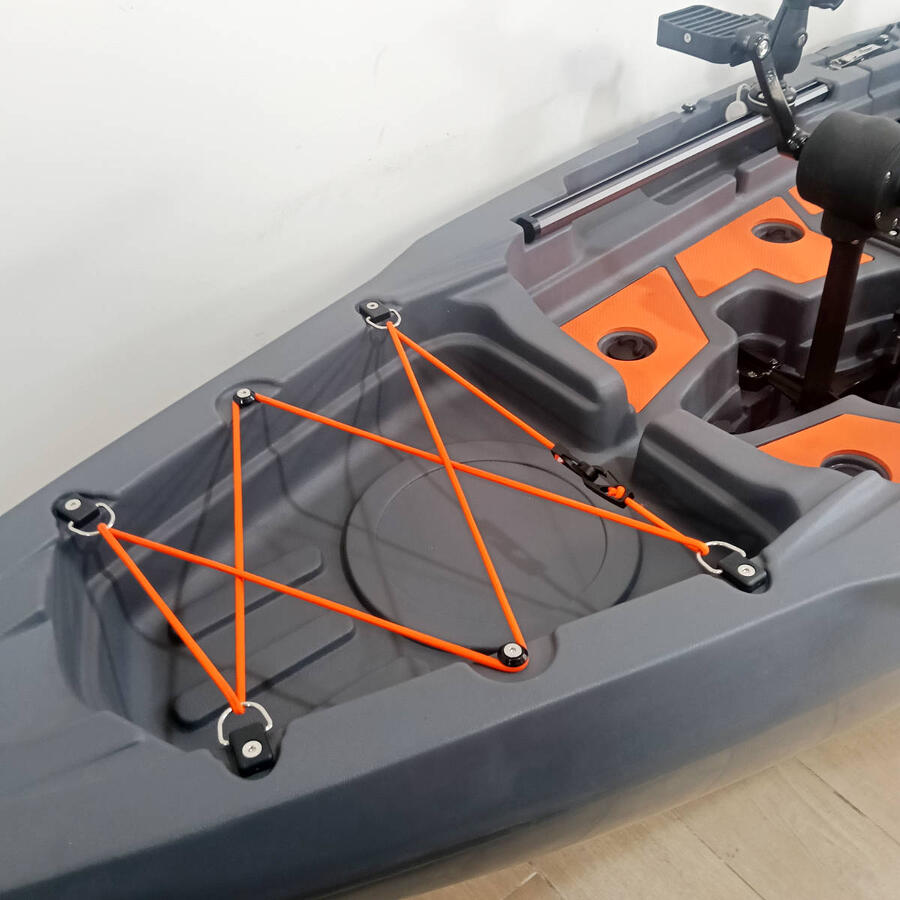 Kayak da pesca a pedali con elica - modulare smontabile 335 cm SKF K1 - Desert
