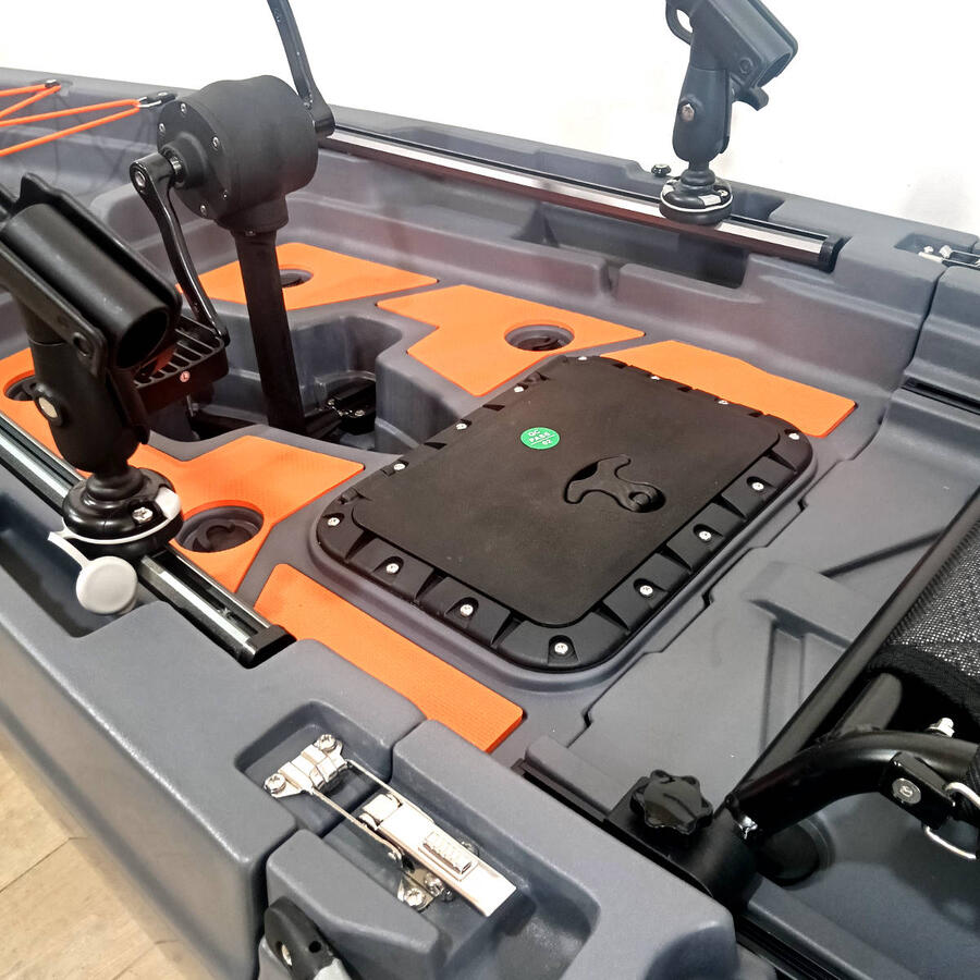 Kayak da pesca a pedali con elica - modulare smontabile 335 cm SKF K1 - Desert