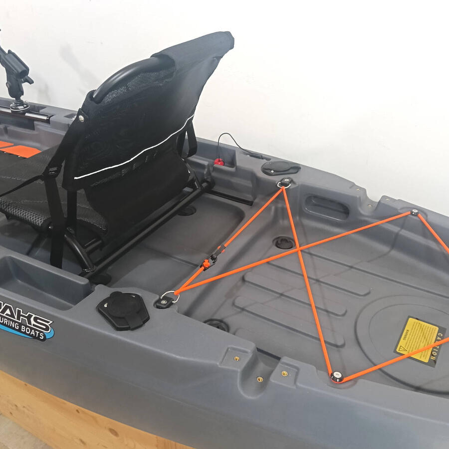 Kayak da pesca a pedali con elica - modulare smontabile 335 cm SKF K1 - Desert