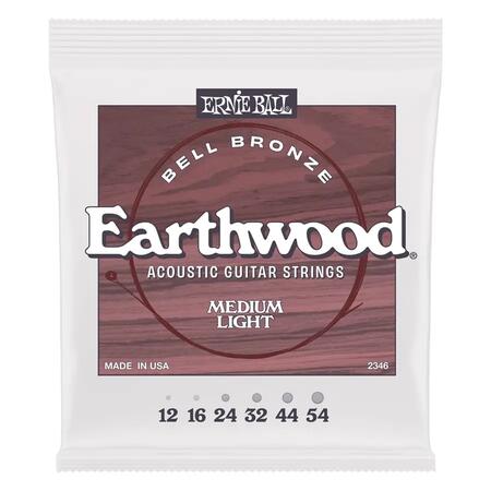 Ernie Ball 2346 Earthwood Bell Bronze Acoustic Medium Light 12-54