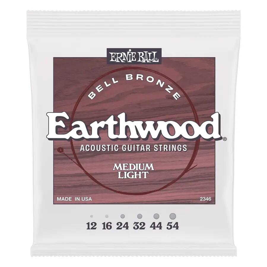 Ernie Ball 2346 Earthwood Bell Bronze Acoustic Medium Light 12-54