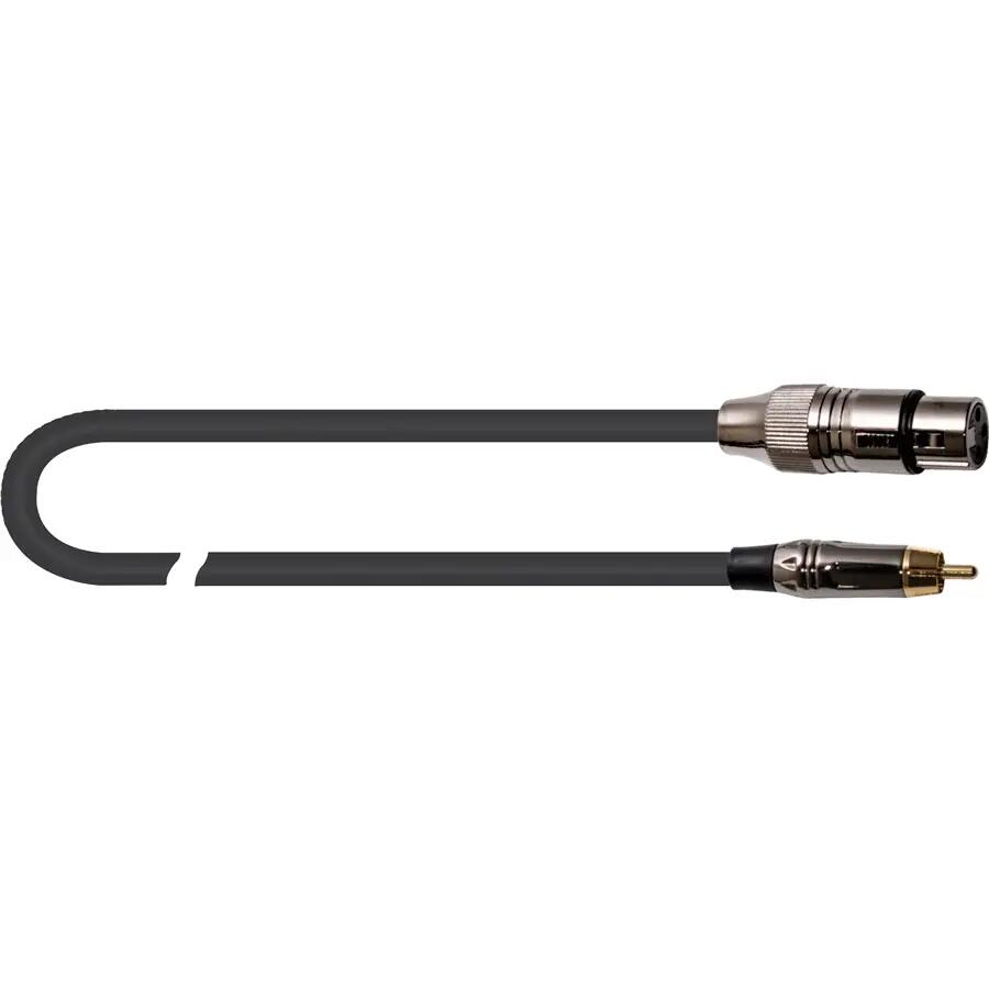Quik Lok ITST/FRCA-1 Cavo Cannon XLR Femmina / Spina Phono RCA 1 mt