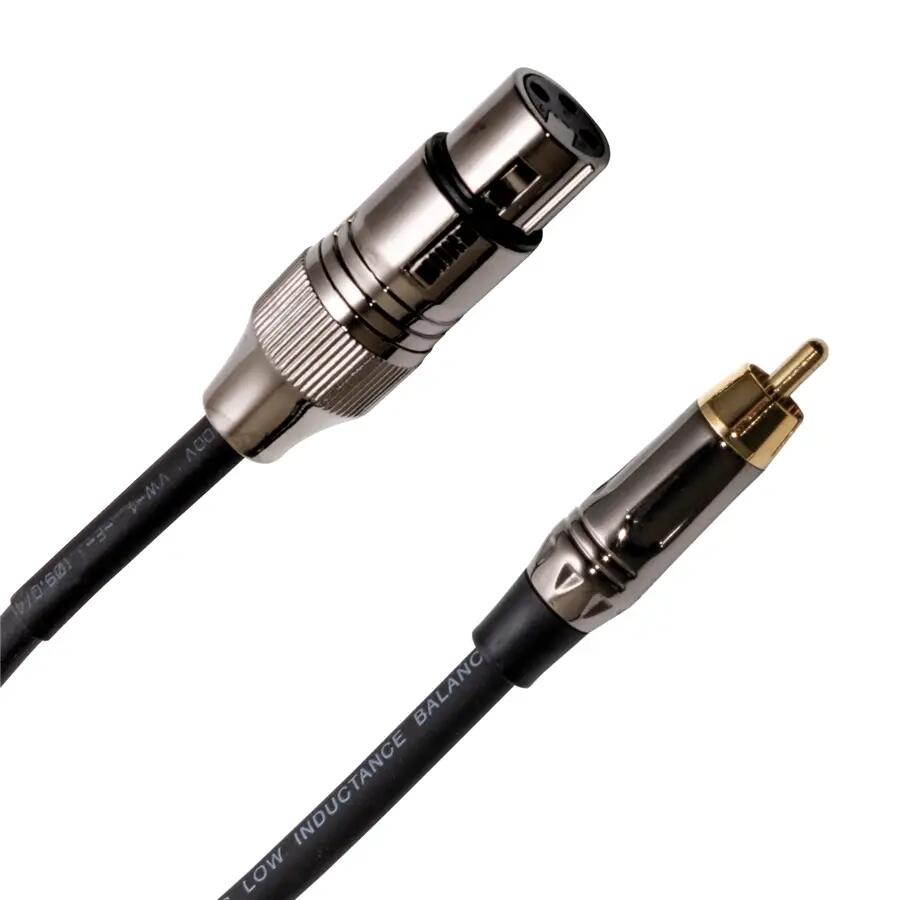 Quik Lok ITST/FRCA-1 Cavo Cannon XLR Femmina / Spina Phono RCA 1 mt