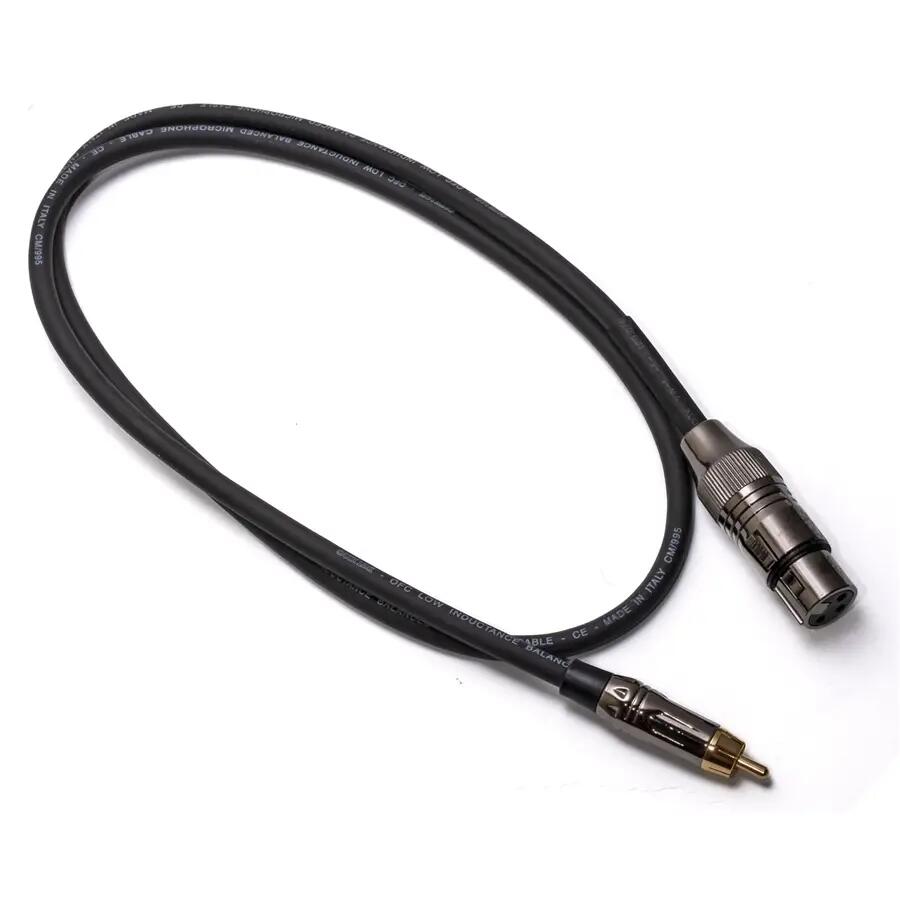 Quik Lok ITST/FRCA-1 Cavo Cannon XLR Femmina / Spina Phono RCA 1 mt