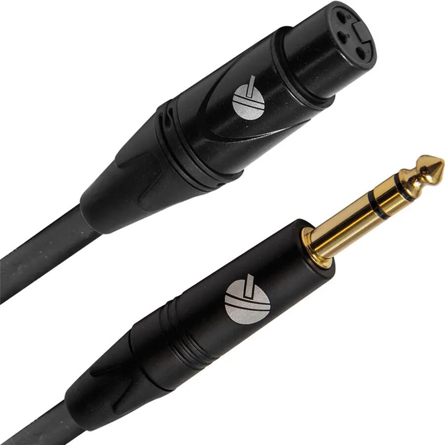 Quik Lok ITST/FJS-1 B Cavo Cannon XLR Femmina / Jack 6.3 TRS Stereo 1 mt