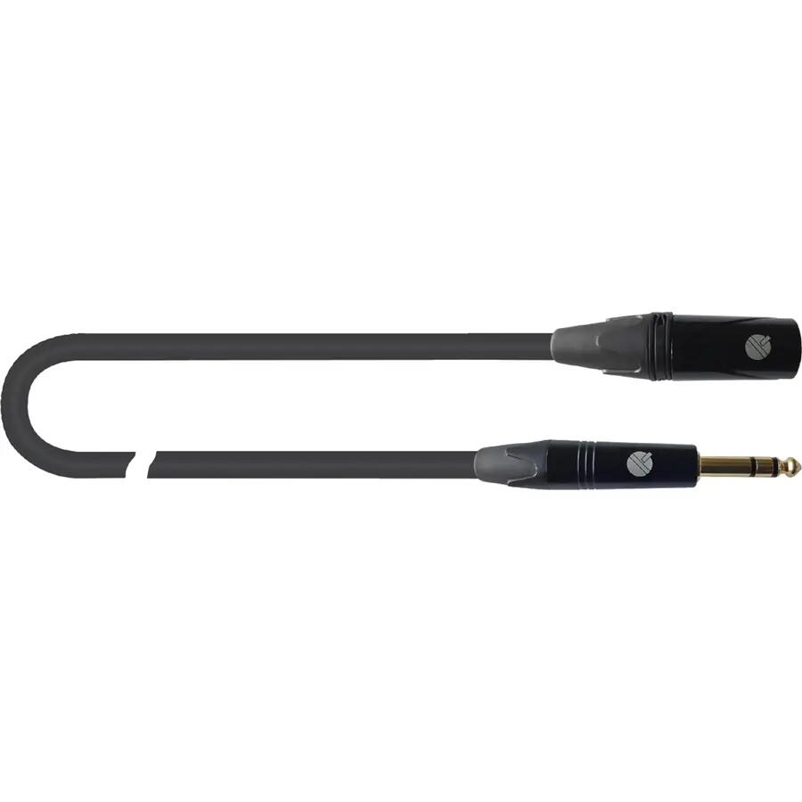 Quik Lok ITST/MJS-1 B Cavo Cannon XLR Maschio / Jack 6.3 TRS Stereo 1 mt