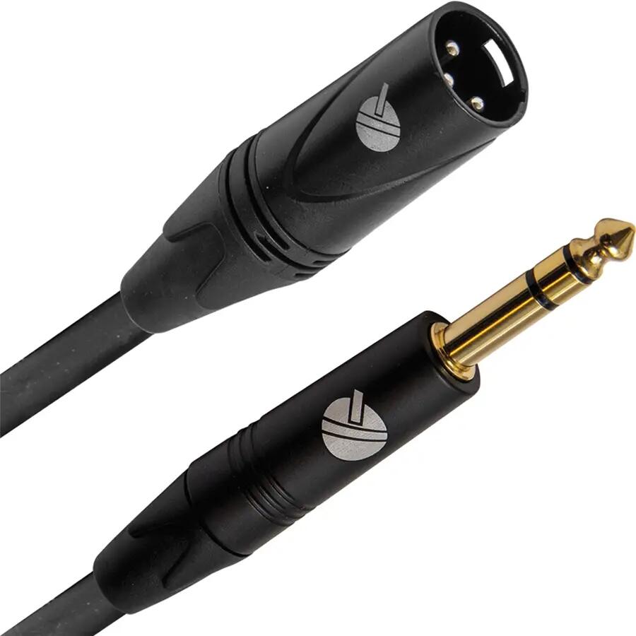 Quik Lok ITST/MJS-1 B Cavo Cannon XLR Maschio / Jack 6.3 TRS Stereo 1 mt