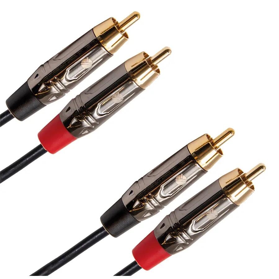 Quik Lok ITST/4RCA-2 Cavo 2x Spina Phono RCA / 2x Spina Phono RCA 2 mt