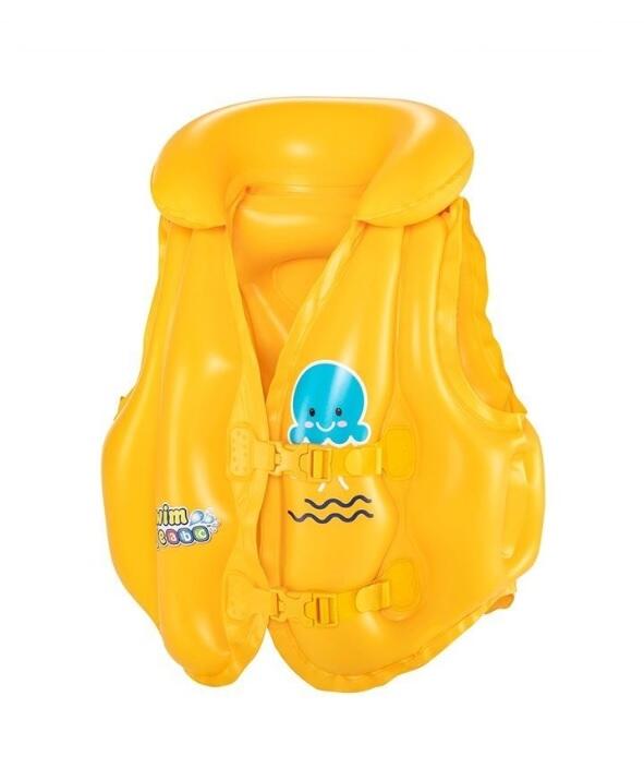 Bestway Kids Swim - Gilet di sicurezza gonfiabile per neonati, comodo, durevole e facile da trasportare - 19-30KG - 51x46cm