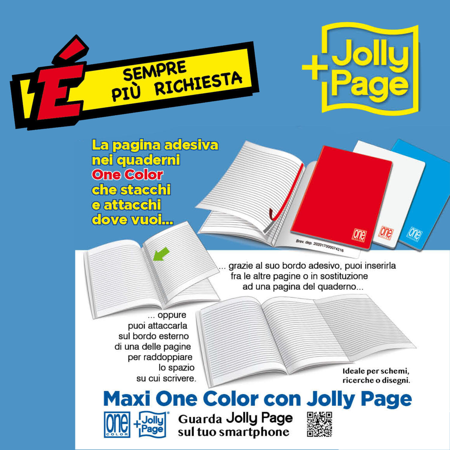  Quadernone ONE COLOR Formato A4 80 gr BLASETTI - conf. 10 pz
