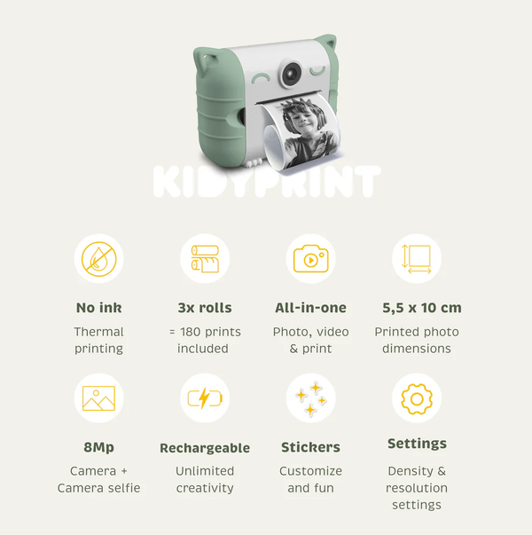Kidyprint - Fotocamera con stampante
