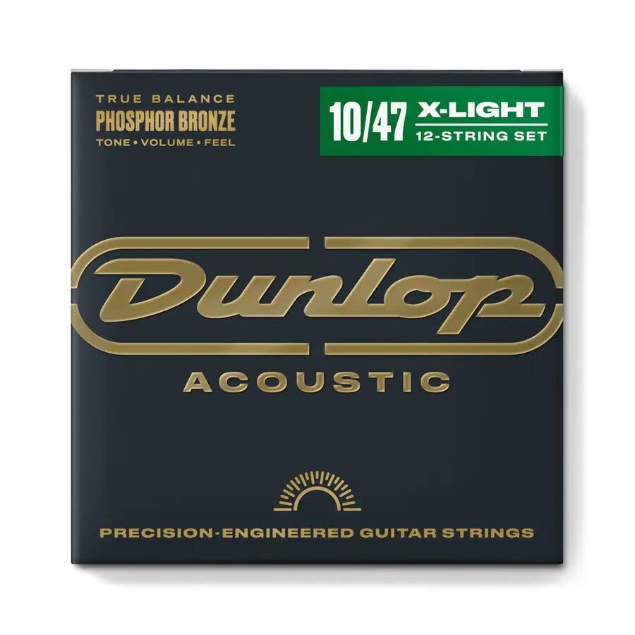 Dunlop DAP1047J Acoustic Phosphor Bronze, Light Set/12