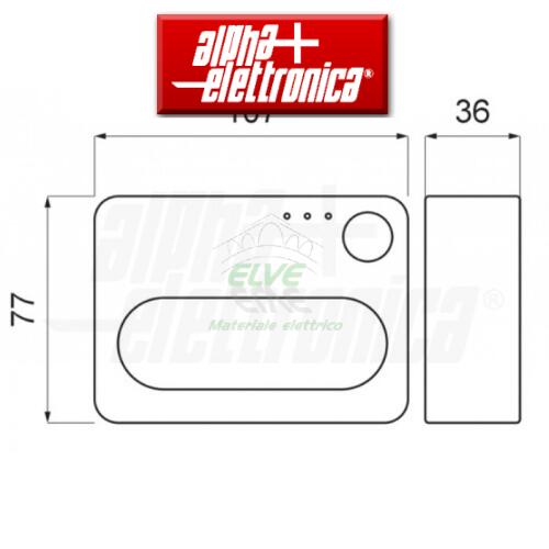 ALPHA ELETTRONICA - 23-310 Rivelatore di monossido di carbonio CO a batterie