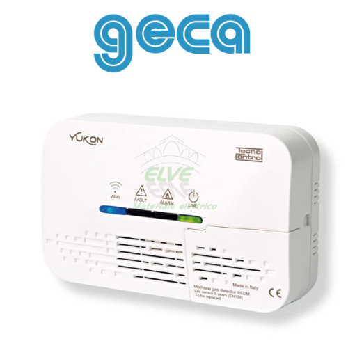 GECA - 38522625 YUKON 852/M rivelatore metano con connessione WI-FI 230V