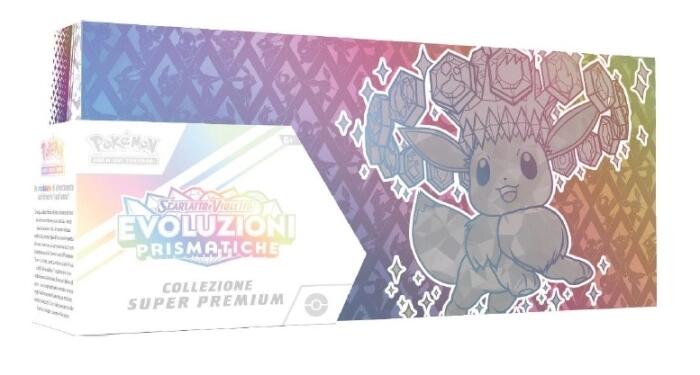 Pokemon collezione speciale super premium evoluzioni prismatiche (italiano)