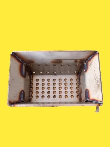 Braciere in Acciaio AISI 304 per Stufe Ravelli/Ecoteck, Ricambio Originale Compatibile, Codice Prodotto 100-07-001N