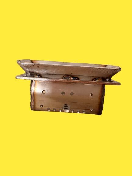 Braciere in Acciaio AISI 304 per Stufe Ravelli/Ecoteck, Ricambio Originale Compatibile, Codice Prodotto 100-07-001N