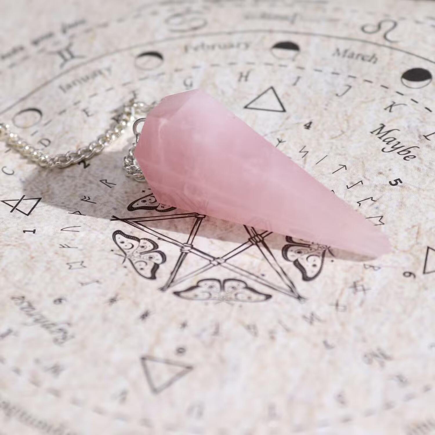 Incenso per Incantesimi Ancient Witch - Amore – Pendolo Quarzo Rosa