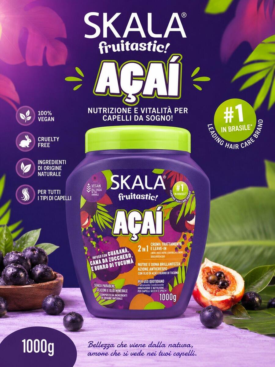 Skala Expert Acai 2 in 1 maschera per capelli da 1 kg 