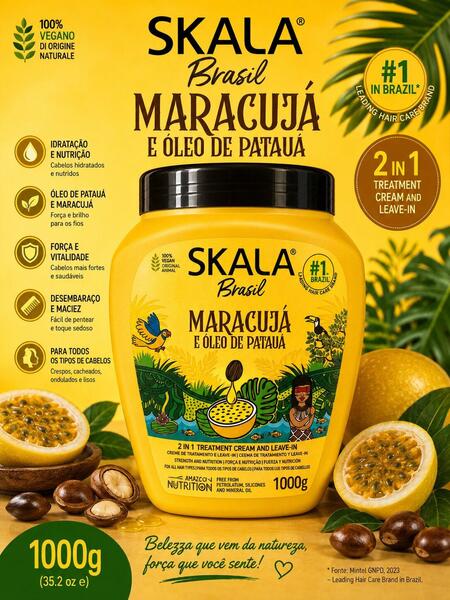 Skala Expert Maracuja 2 in 1 maschera per capelli da 1 kg