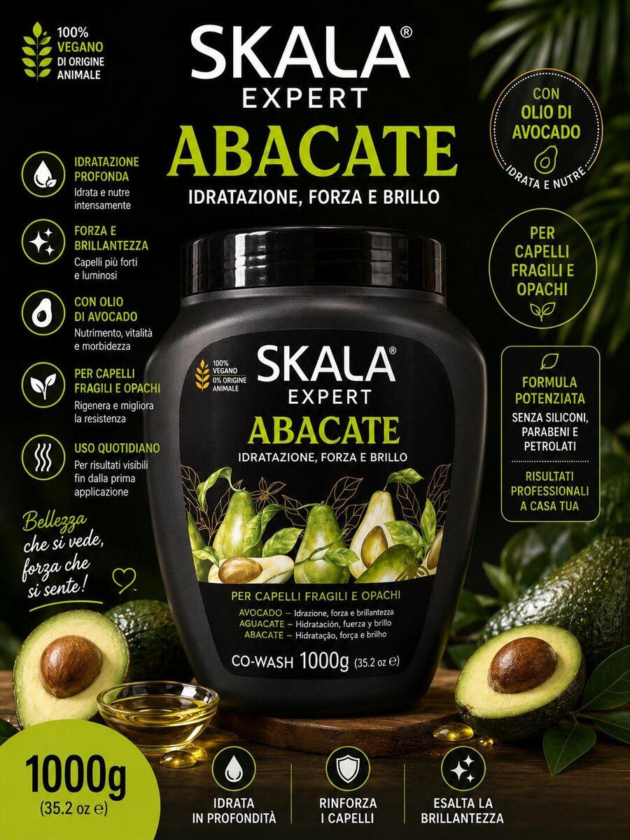 Skala Expert Abacate 2 in 1 maschera per capelli da 1 kg 