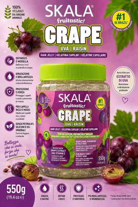 Skala Expert Gelatina per capelli Grape da 550 gr