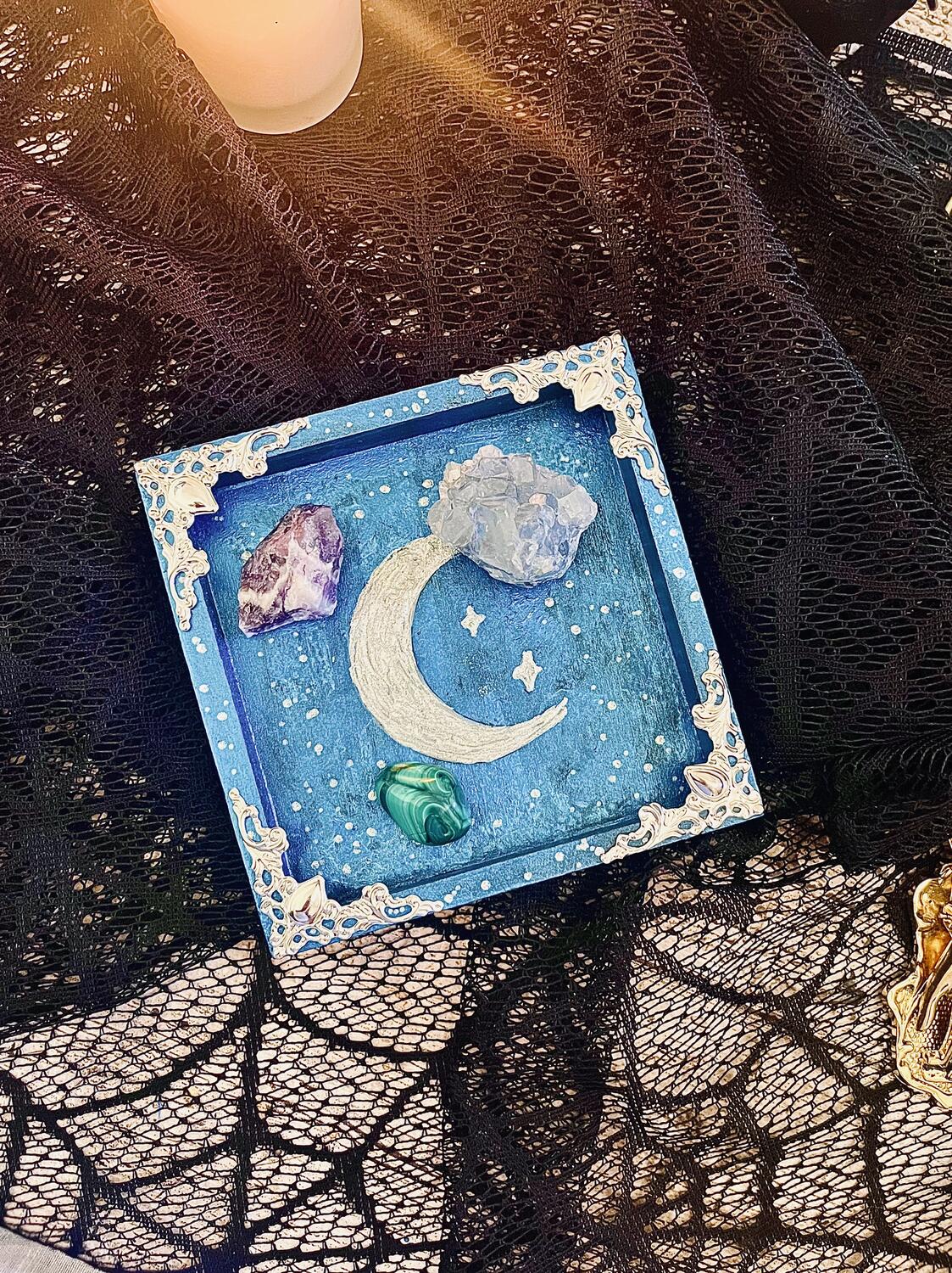 Vassoio rituale Luna Celeste