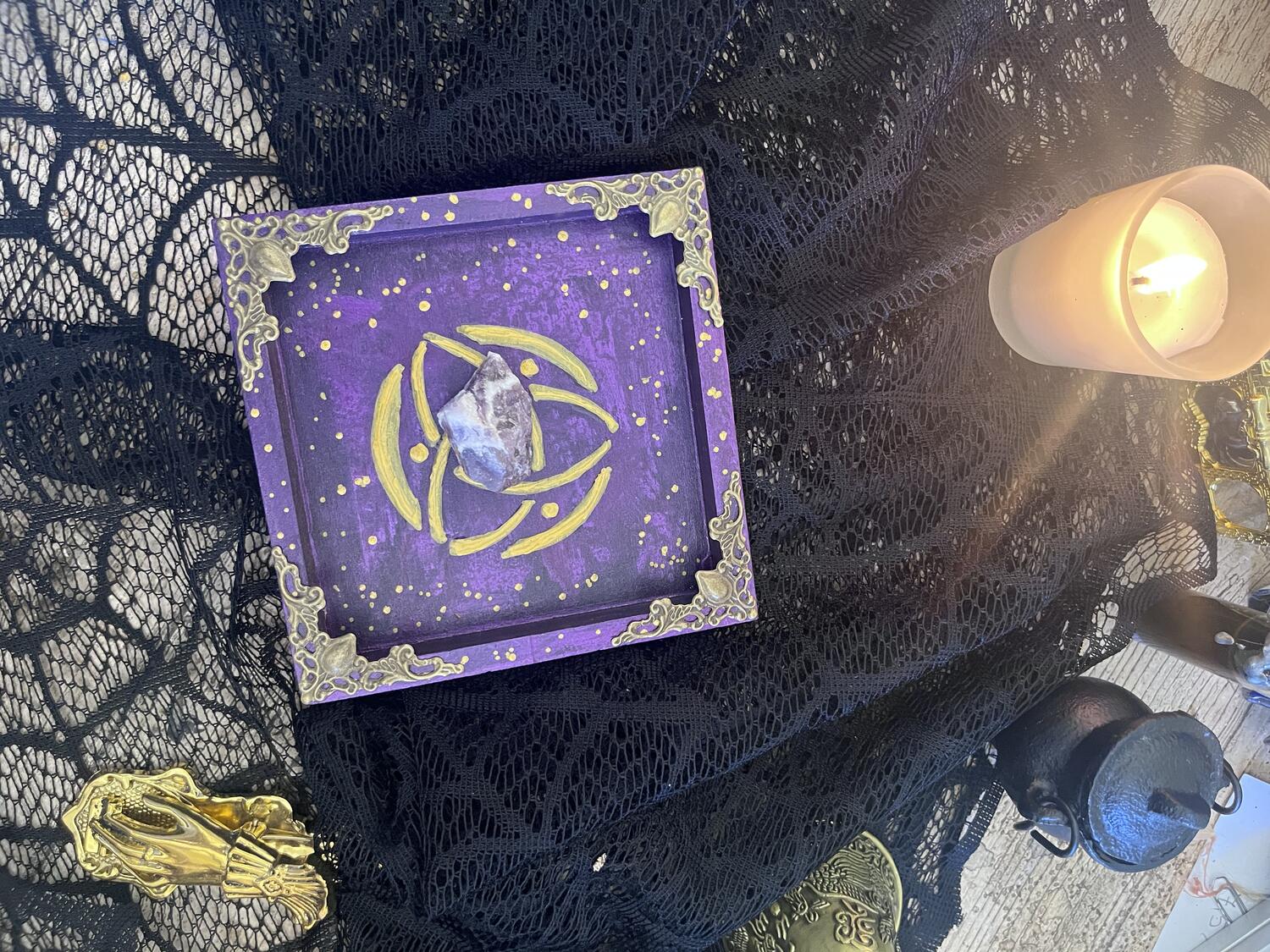 Vassoio rituale Triquetra Sacra